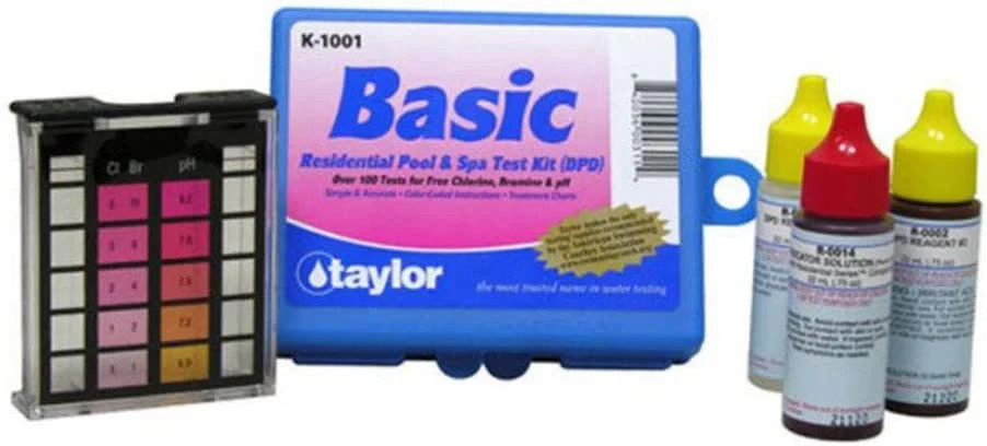 TAYLOR Pool & Spa BASIC DPD 3 Way RESIDENTIAL TEST KIT K-1001