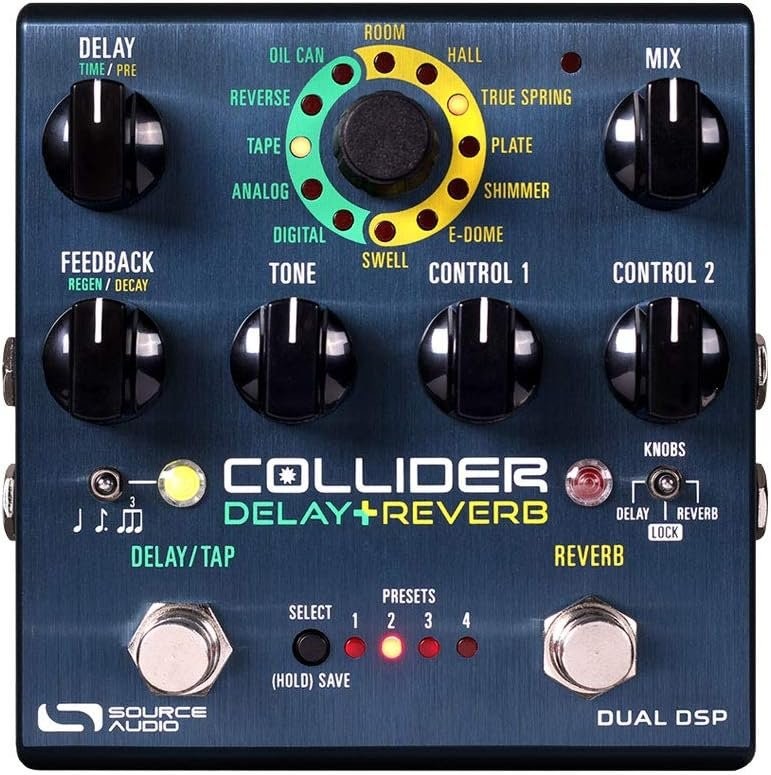 Source Audio Collider Stereo Delay and Reverb