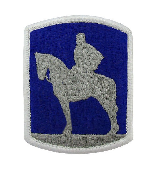 116th Infantry Brigade Combat Team Color Patch with Hook Fastener
