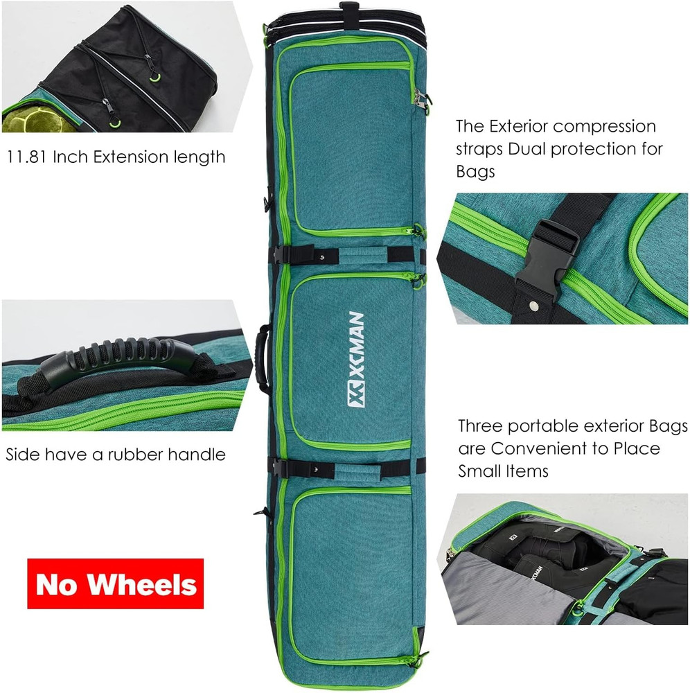 Snowboard Travel Bag Adjustable 63-75"