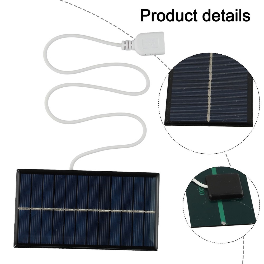 User Friendly 2W Solar Charger for Charging Small Batteries Efficiently