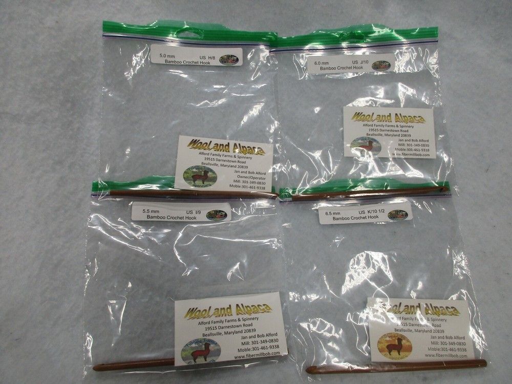 Bamboo Crochet hooks