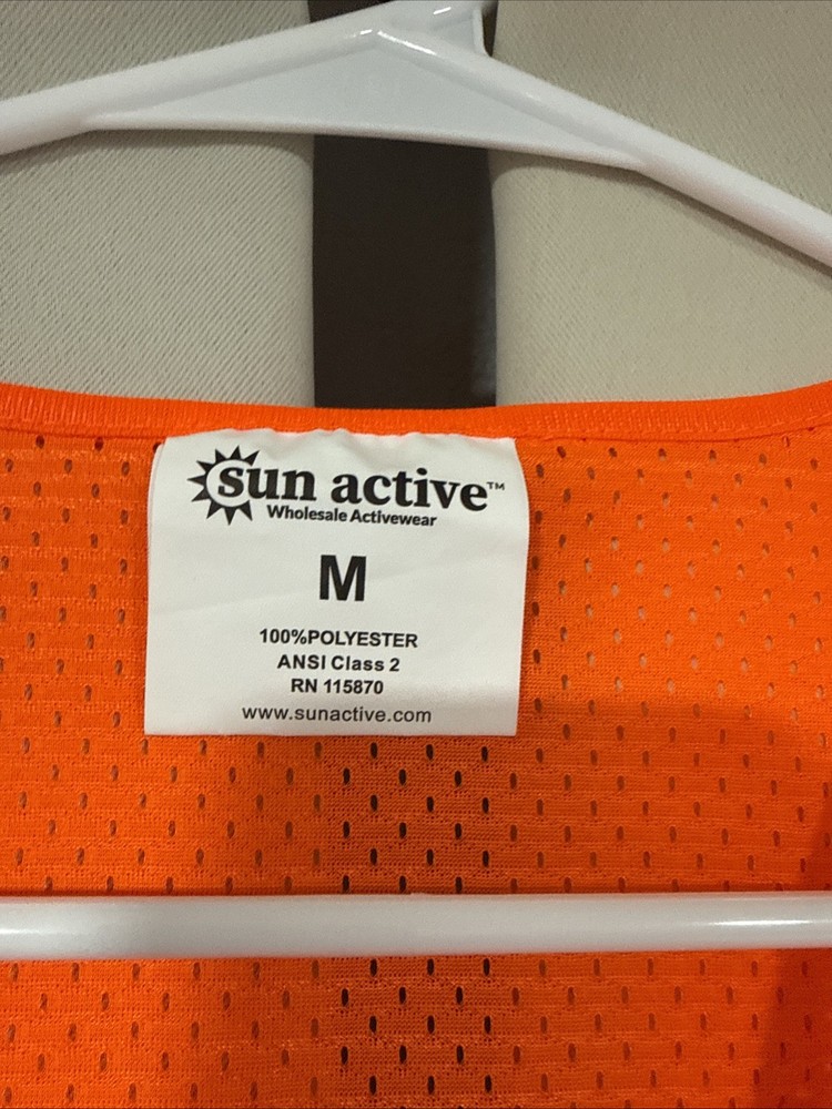 Sun Active Construction Vest Men Size Medium