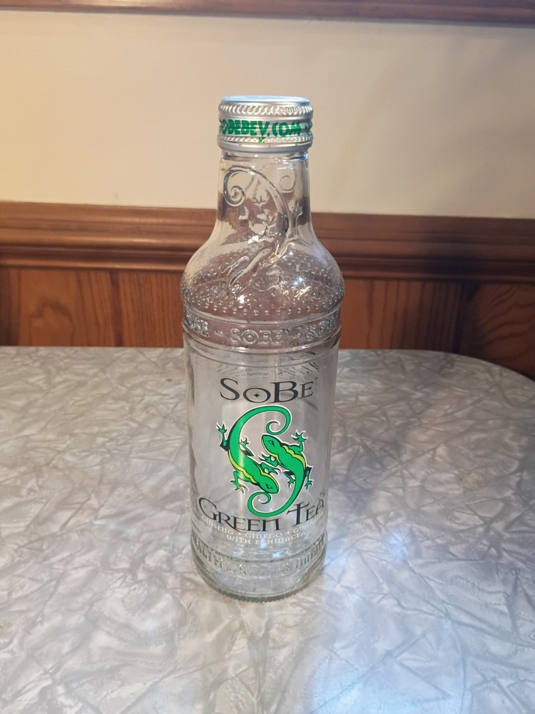 Vintage SoBe Bottle Green Tea 1997 20 FL OZ *Empty*