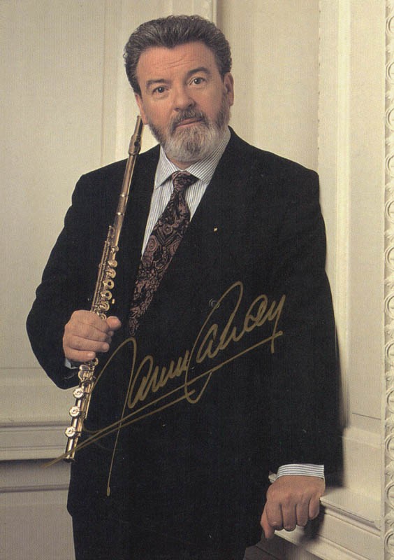 JAMES GALWAY - AUTOGRAPHED SIGNED PHOTOGRAPH