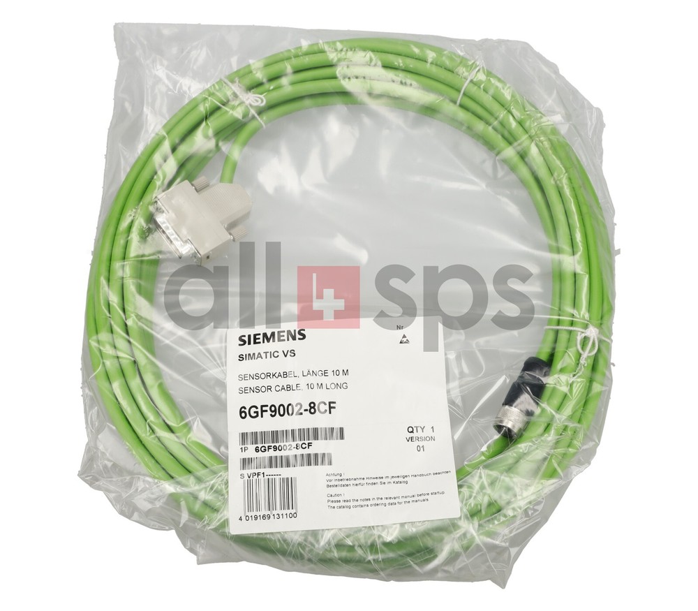 SIMATIC SENSOR CABLE VS100, 10M - 6GF9002-8CF (NS)