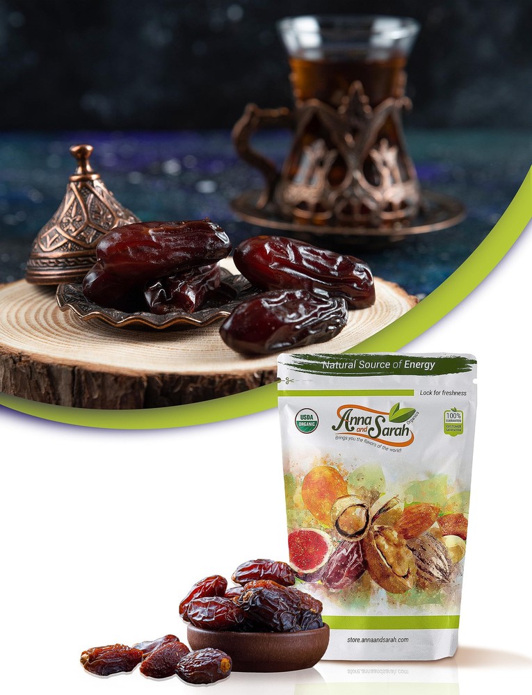 Fancy Medjool Dates in Resealable Bag, 1 Lb