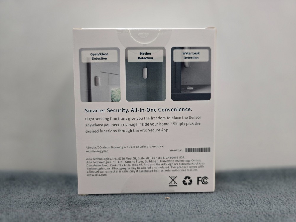 Arlo All-in-One 8 in 1 Sensor Multi-Function System Motion Water Leak Detection