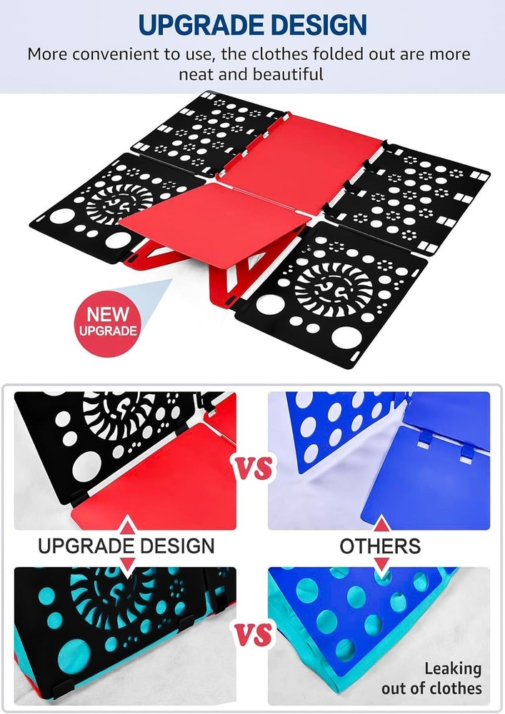 Version 3 Shirt Folding Board t Shirts Clothes Folder Durable Plastic Folding He