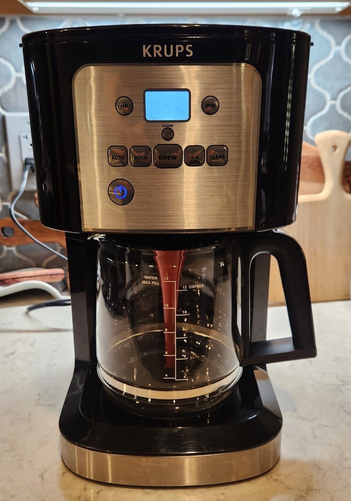 KRUPS 12cup Coffee Thermo Brew Tech Programmable Excellent Condition