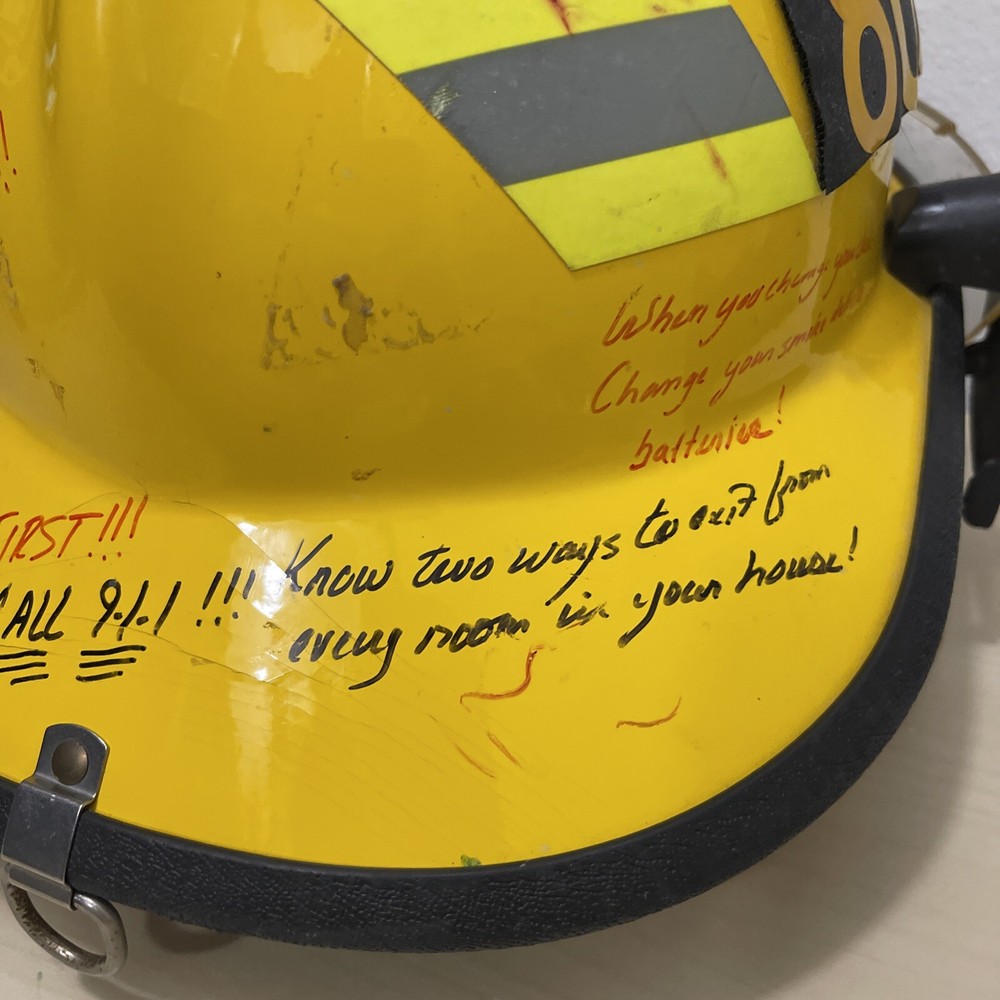 CAIRNS MODEL 990 FIREMAN'S HELMET, YELLOW With Face Shield