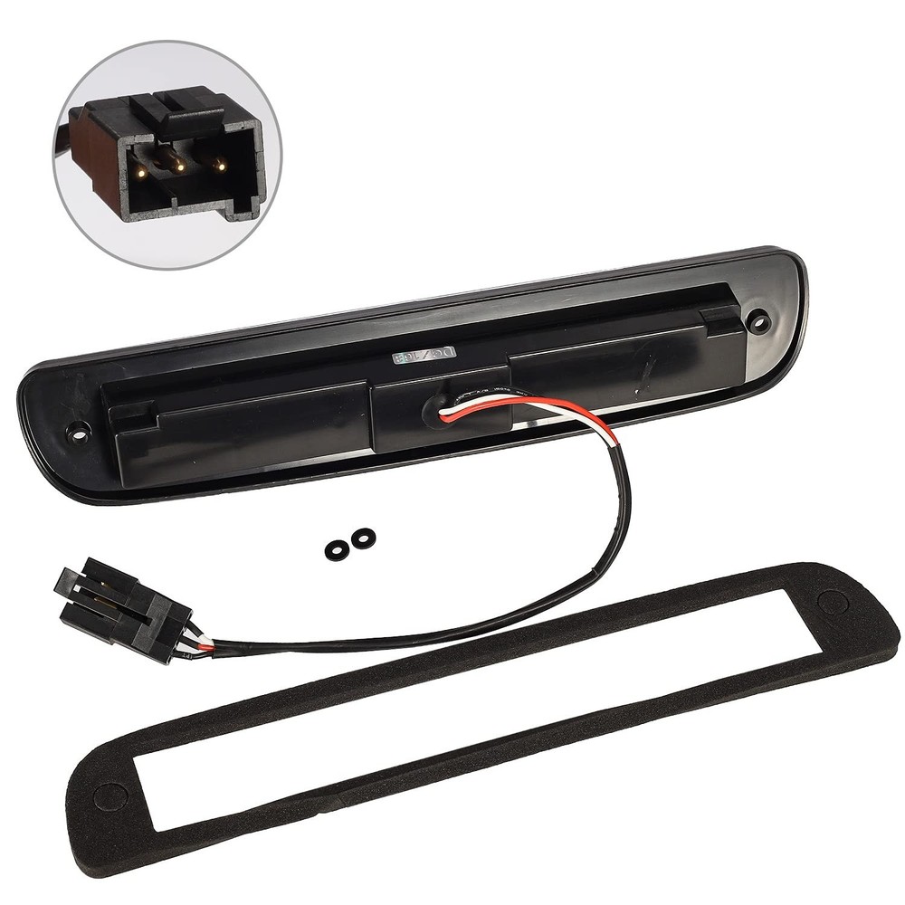 Partsam High Mount Stop Light Led 3rd Brake Standard, Clear Lens