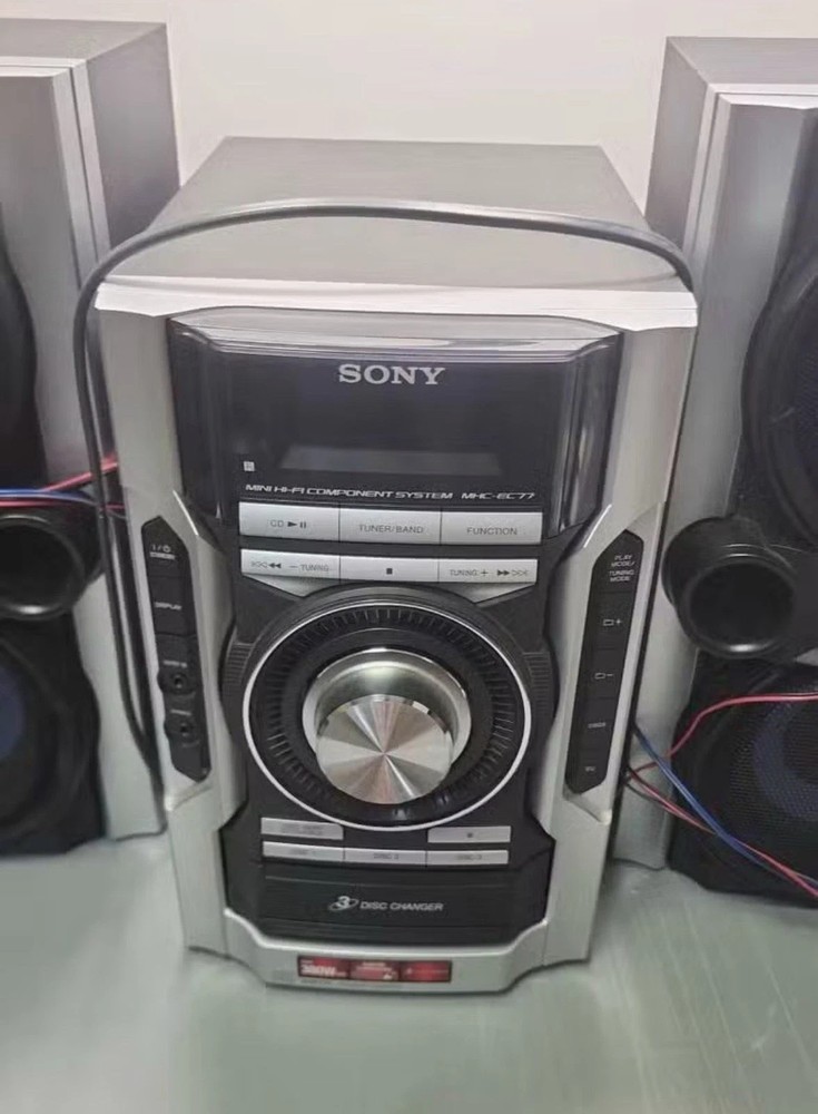 SONY Stereo System MHC-EC77 / HCD-EC77 CD Changer Mini Hi-Fi Component - WORKING