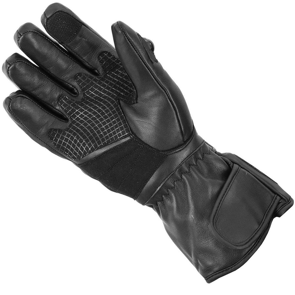 Leather Motorcycle Gloves, Waterproof, with Touch Screen, CE Certified