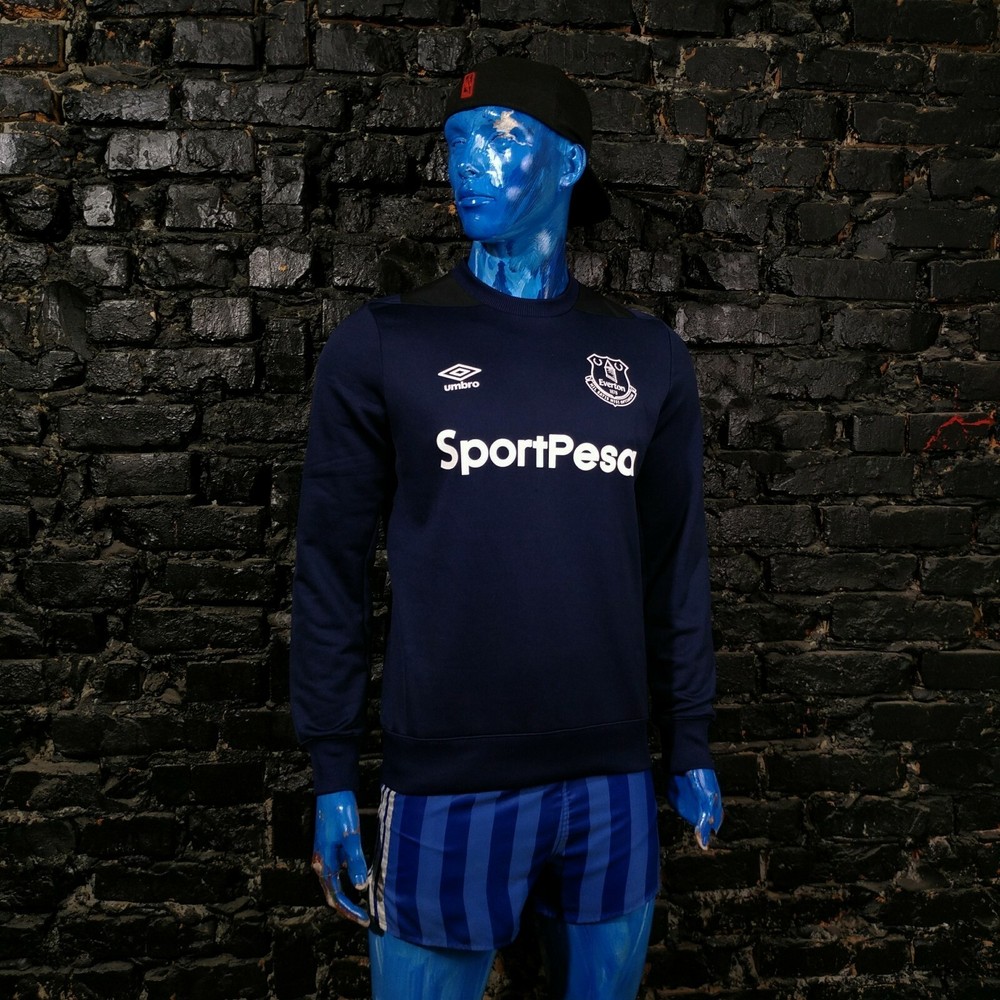 Everton The Toffees Training Jacket Long Sleeve Umbro Polyester Mens Size M