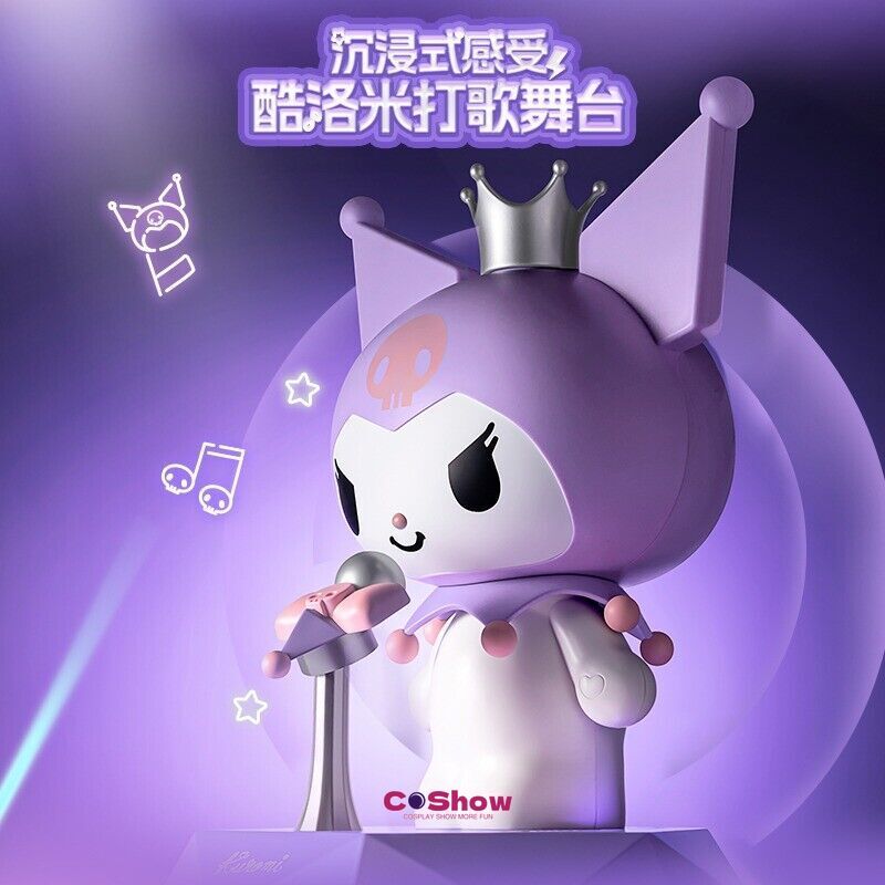 Kuromi Microphone Stage Version 5.2 Wireless Bluetooth Audio Speaker Decoration