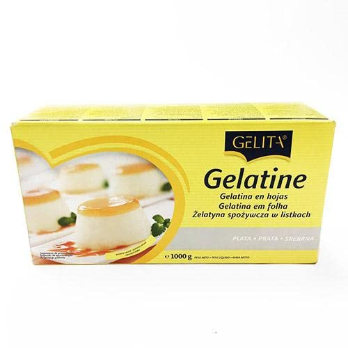 Gelatin Sheets by Gelita - Silver - 400 Per Box 1000 gram