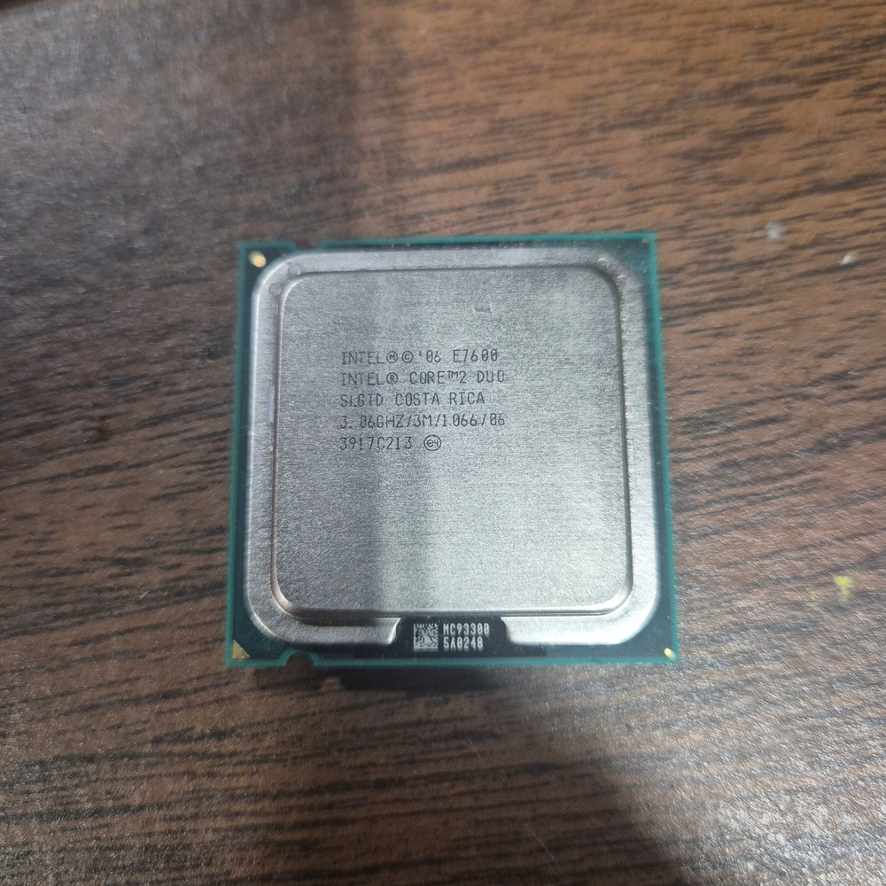 ✨ Intel Core 2Duo E7600 3.06GHz Dual-Core CPU Processor SLGTD LGA775 Socket✨