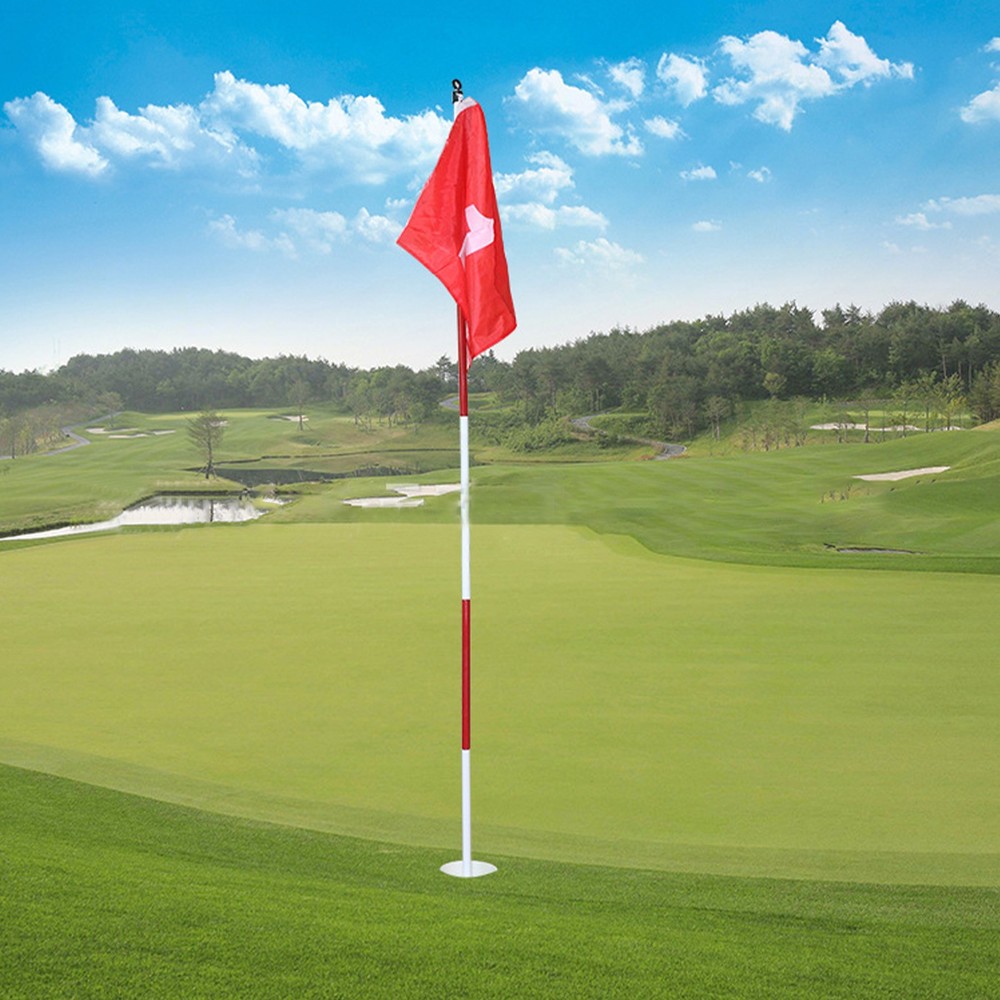 Golf Flagstick Hole Cup Green Standard Course Professional Equipment Safe Tool