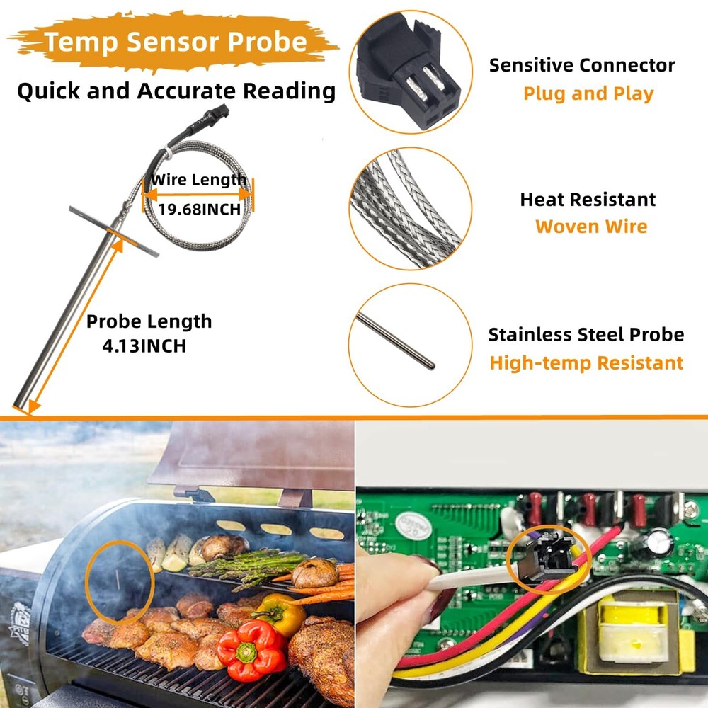 Upgraded Digital W/LCD Display Control Board Replacement Parts for Pit black