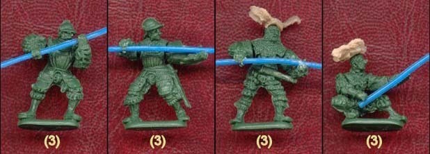 Dark Dream Studio (DDS) 1/72 72004 Landsknechts (Pikemen) (Set 2)