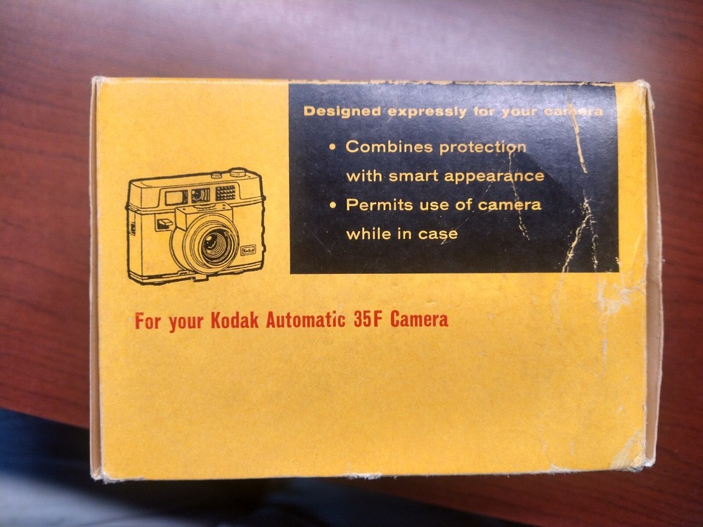 Vintage Kodak Automatic 35F Field Case No.71FC BOX ONLY
