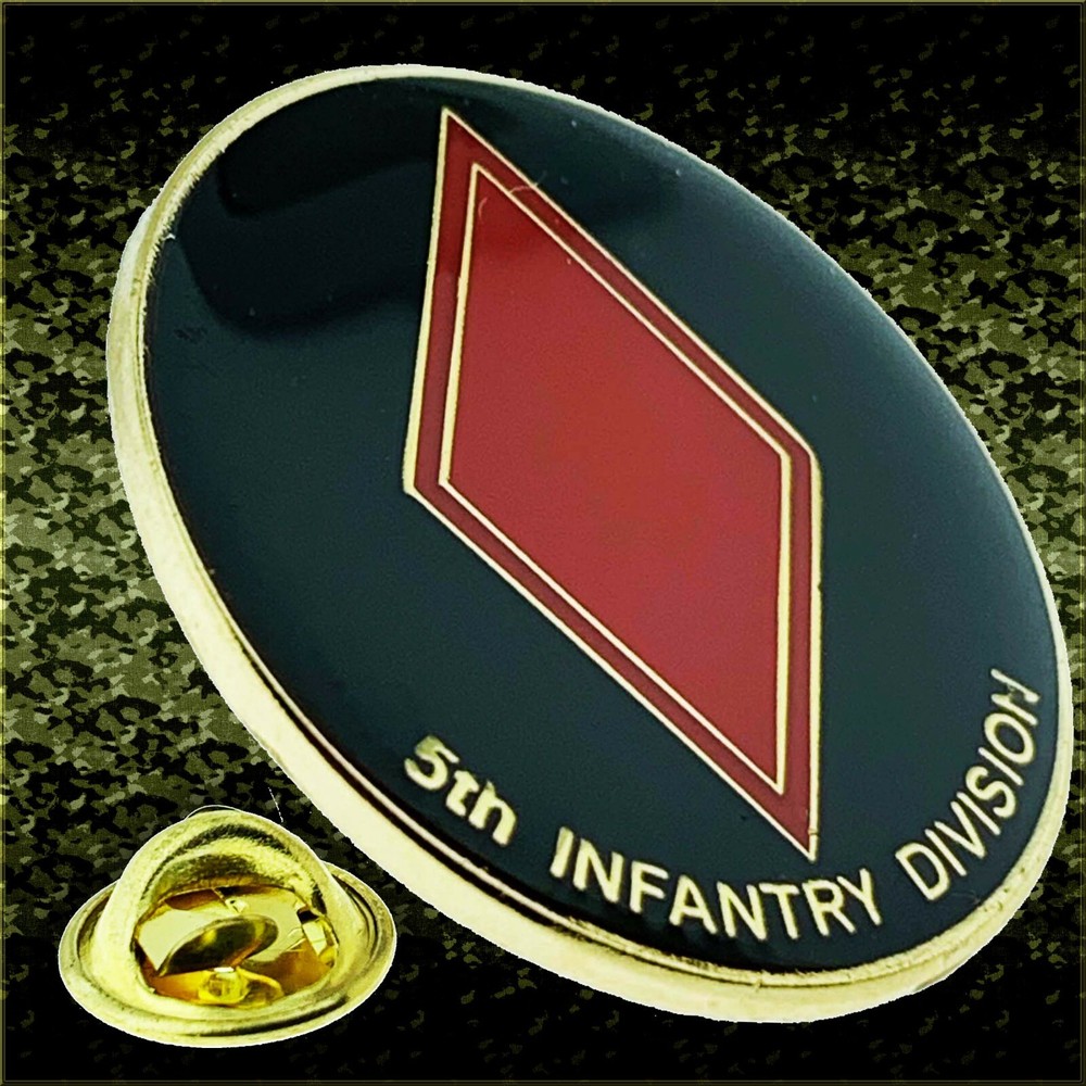 5th Infantry 1 inch Lapel Pin