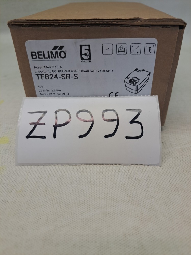 BELIMO TFB24-SR-S Damper Actuator NEW, open box
