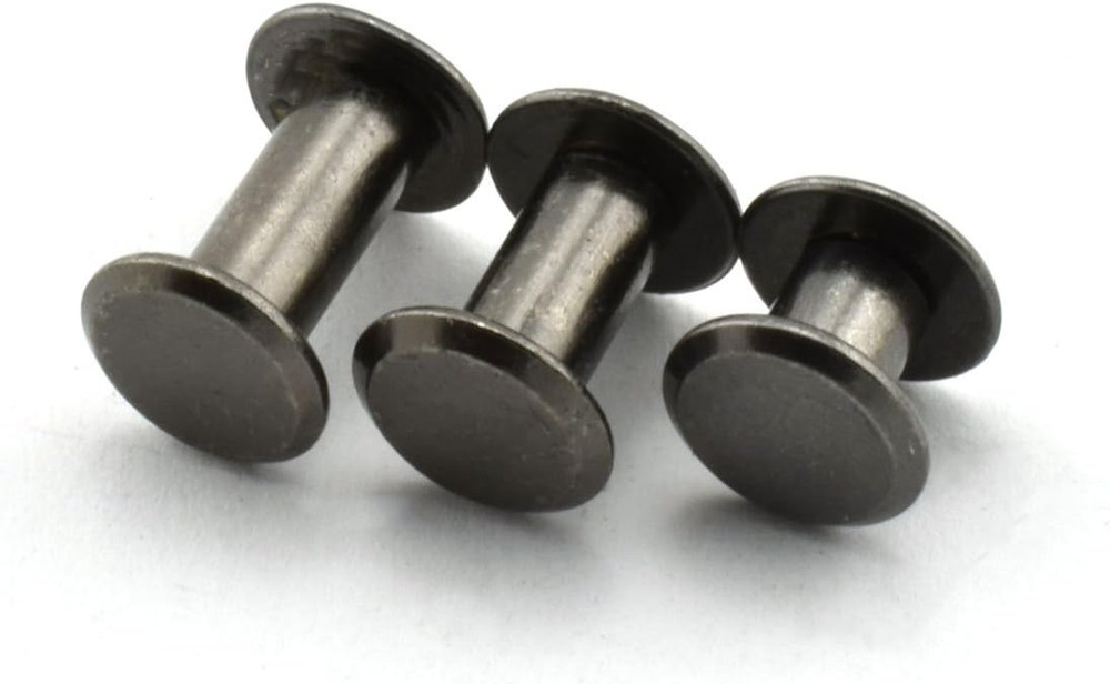 90 Sets Black M5 Chicago Screw Assorted Kit Phillips Head Button Stud Screws Nai