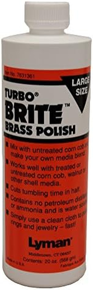 Reloading Turbo Brite Brass Polish (20-Ounce)