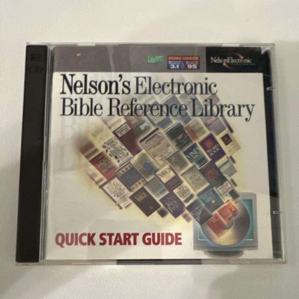 Nelson Electronic Publishing Bible Reference Library Basic Edition CD-ROM Windo…