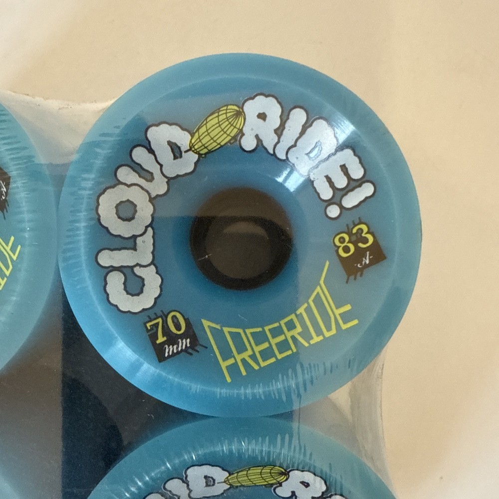 Cloud Ride Freeride 70mm 83a 4-Pack Longboard Wheels