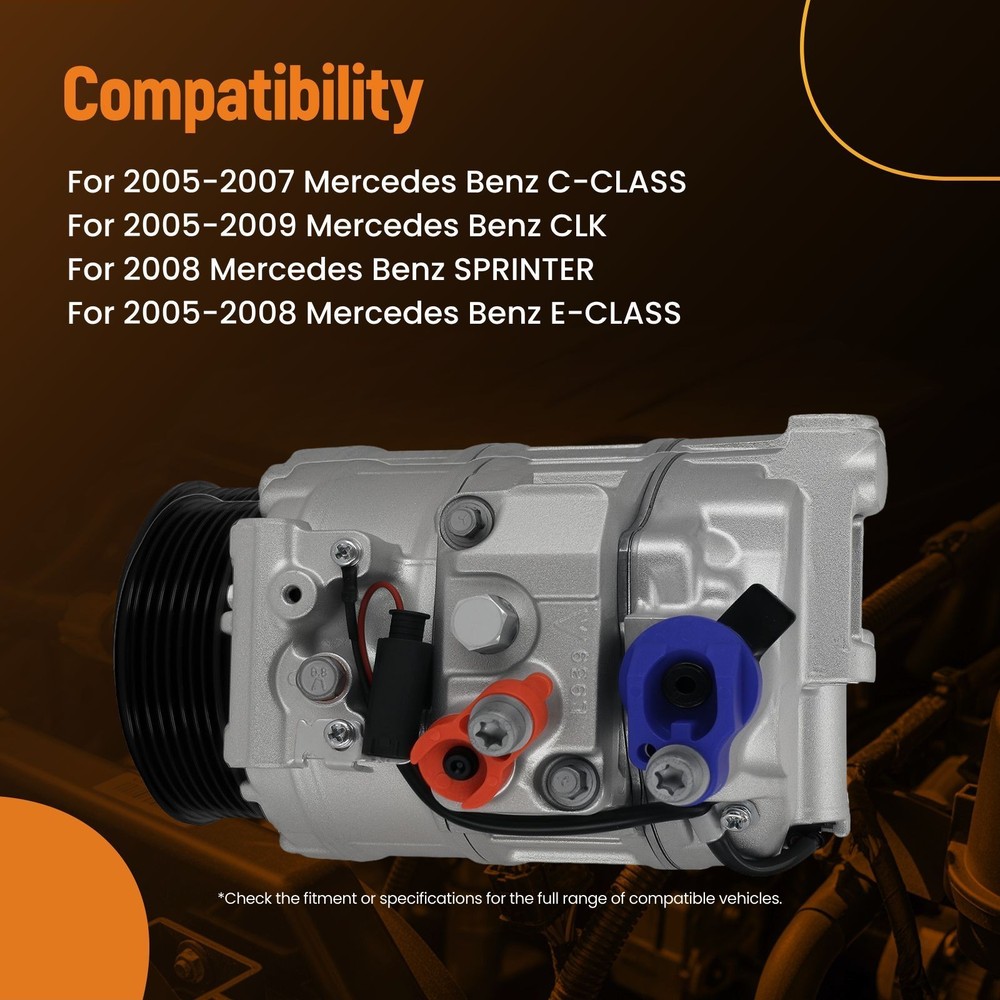 Air Conditioning Compressor For Mercedes C-CLASS 2005-2007 E-CLASS 2005-2008
