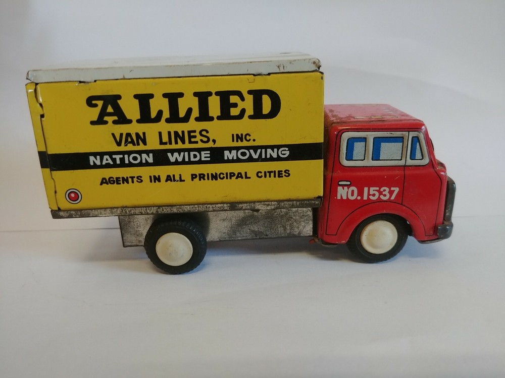 Vintage Tin Allied Van Japan