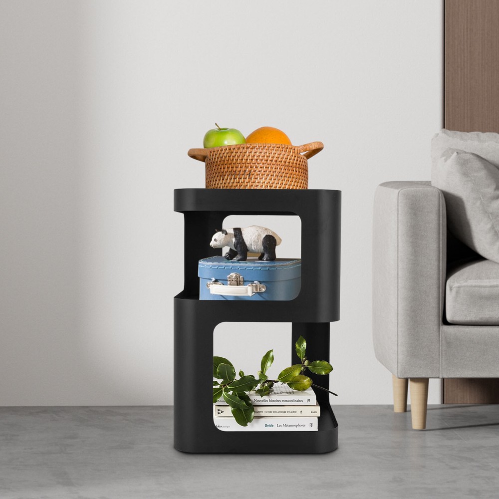 3-tier Side Table Coffee Table Sofa Bedside Table Storage Organizer Space Saving