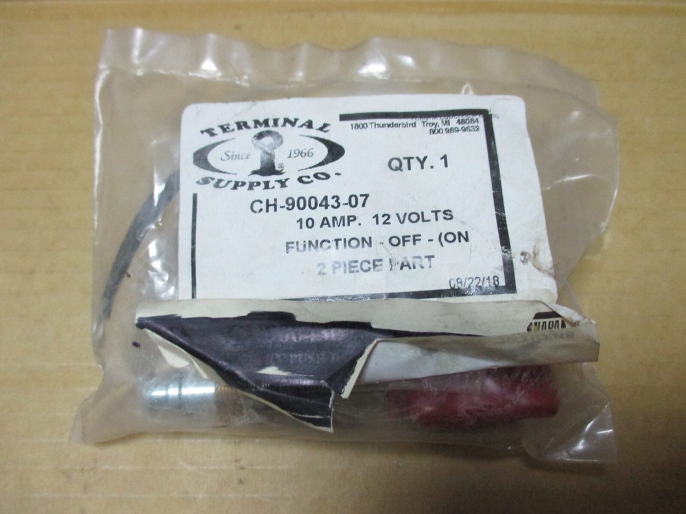 CH-90043-07 PUSH BUTTON MOMENTARY SWITCH FIRE TRUCKS NEW