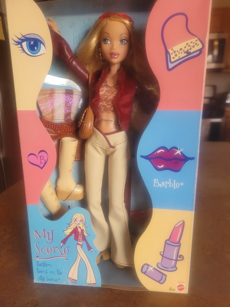 MY SCENE BARBIE DOLL 2002 NRFB
