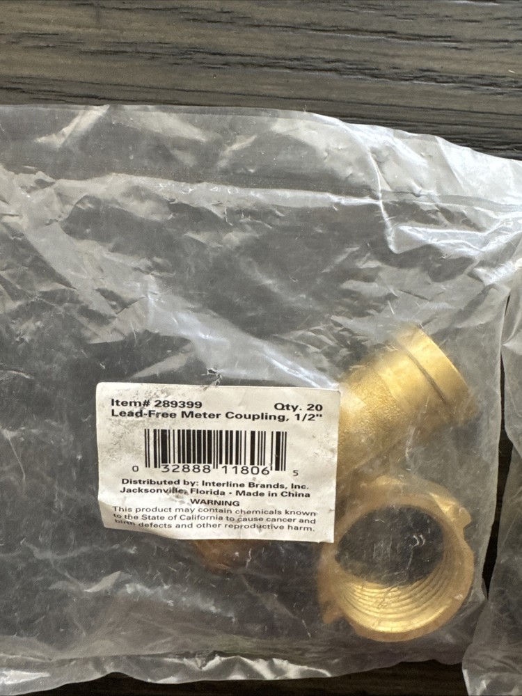 2-Pro plus 1/2 Lead -Free Meter Coupling