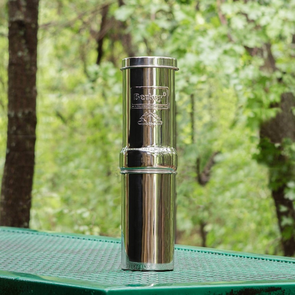 Go Berkey Water Filter Kit with Black Berkey Purification Element Filter, 1 Qt