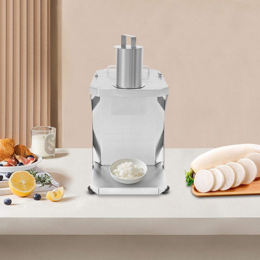 Food Dicing Machine Automatic Tabletop Fruit & Vegetable Dicer 75kg/165.35lbs/h