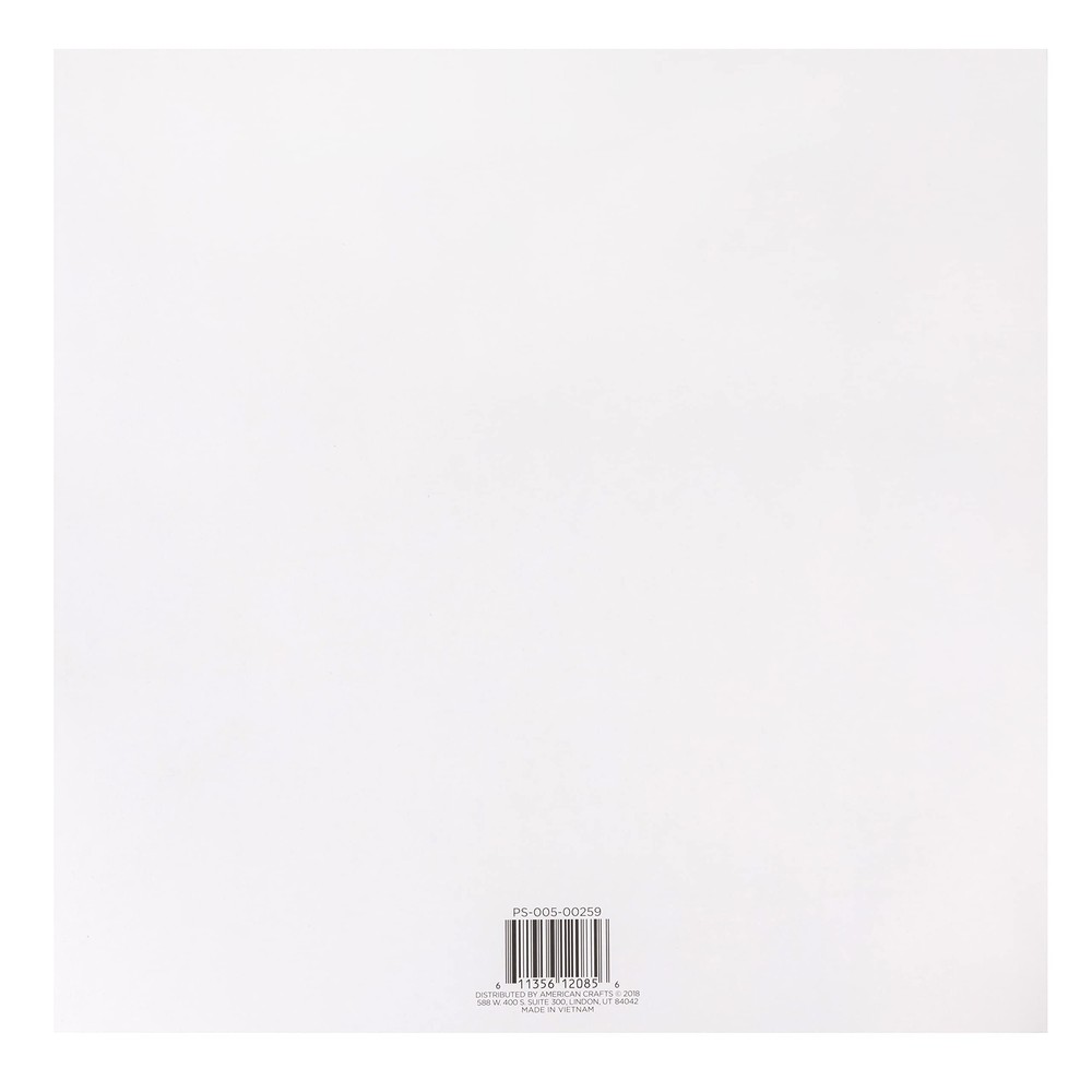 Double Sided Cardstock Stack Textured 58 Sheets 12 x 12 inches