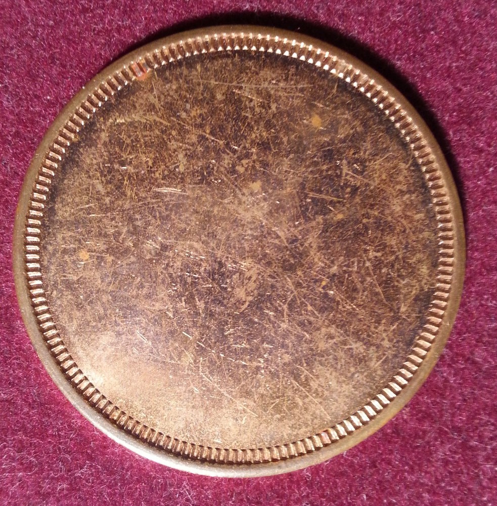 ZEALITES Medal Token 32 mm copper UNATTRIBUTED RARE