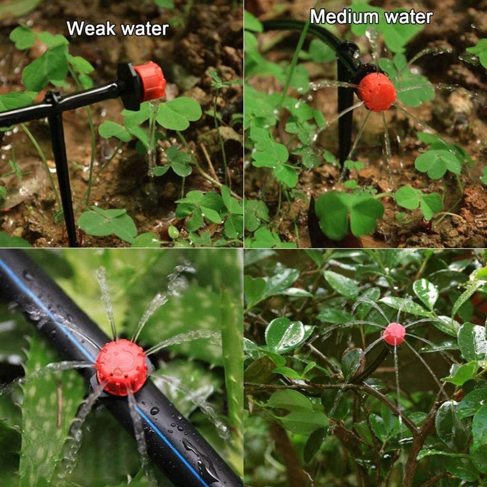Adjustable Emitter Dripper Micro Drip Irrigation Sprinkler Watering System Lots