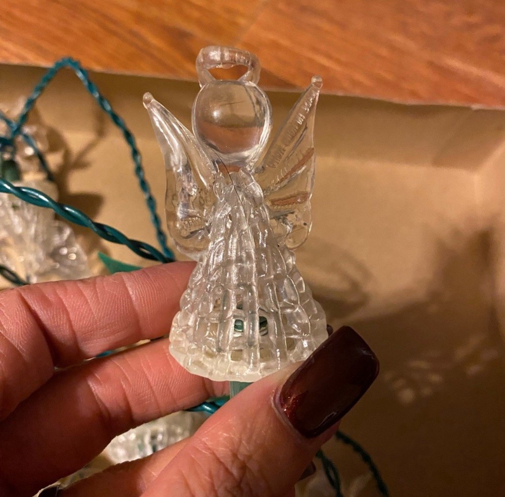 Vintage Angel Christmas Lights