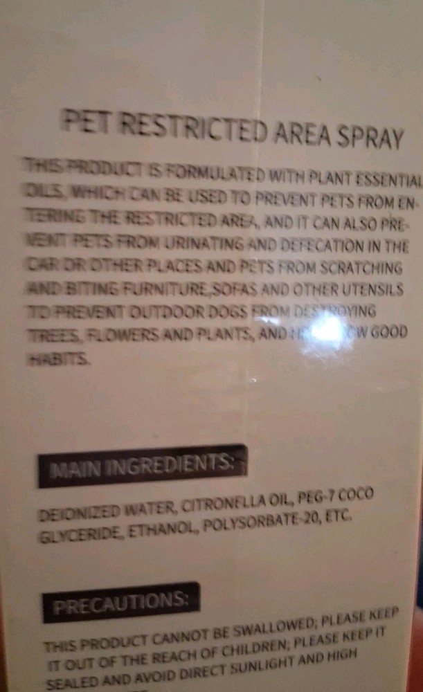 Anti-chew Bitter Apple