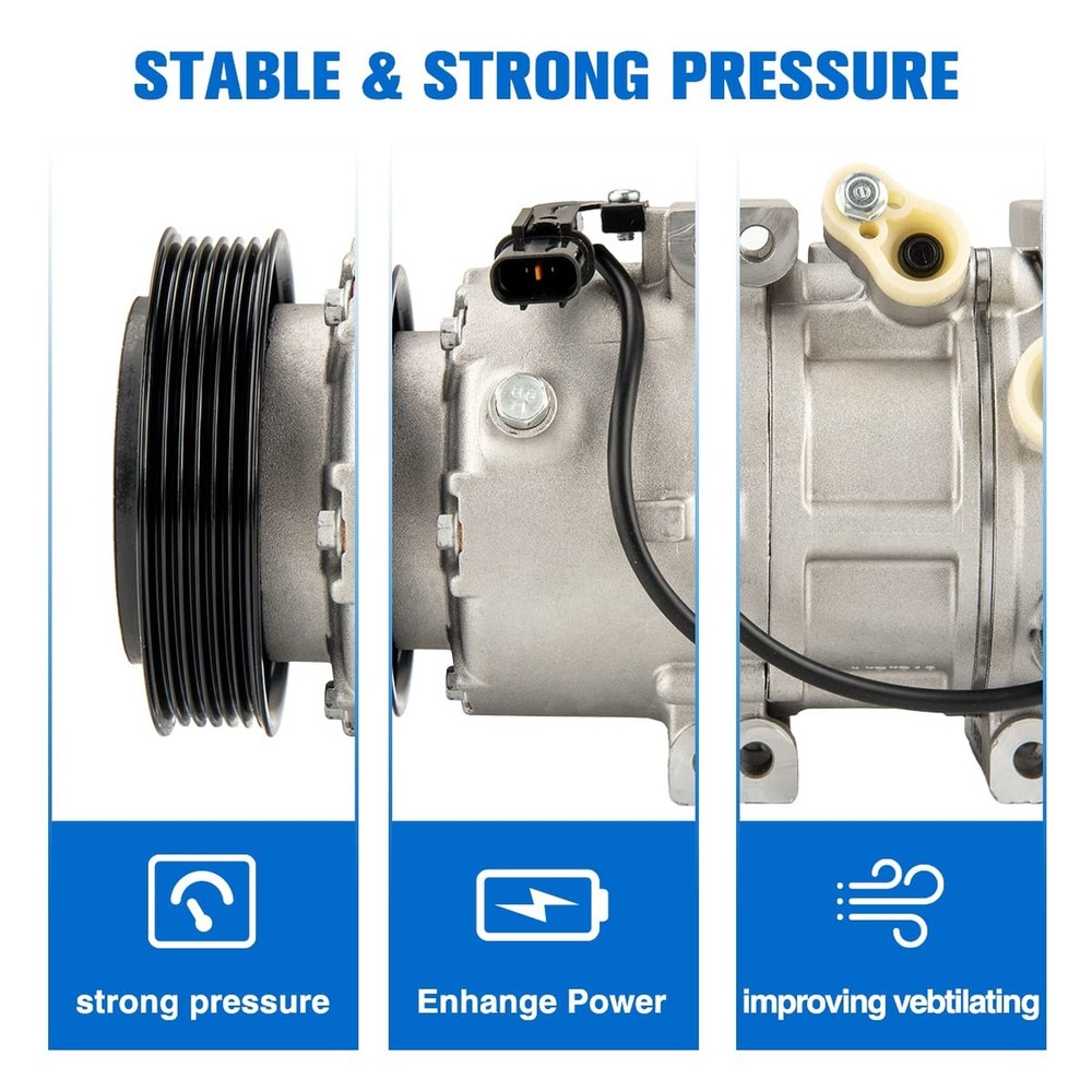 A/C Compressor, Air Conditioning Compressors Replacement For Sonata 2011, Opt...