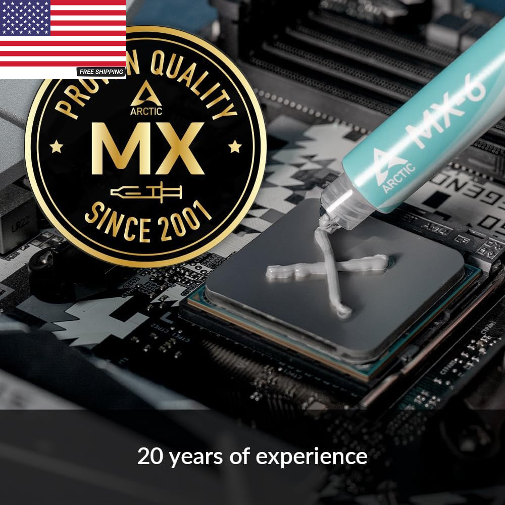 MX-6 (4 G) - Ultimate Performance Thermal Paste for CPU, Consoles, Graphics Card