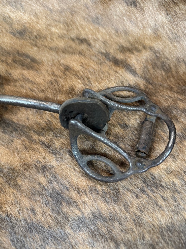 Vintage Unmarked Driving Horse Bit - Roller on Side Cheek
