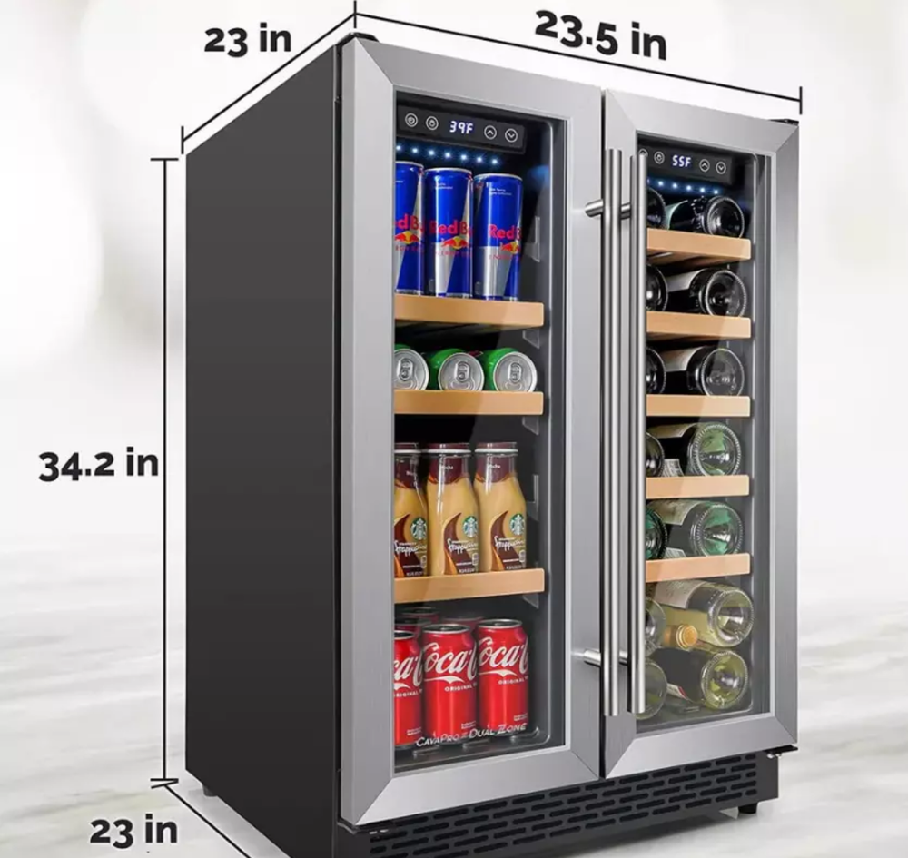 CavaPro Dual Zone Wine Cooler Refrigerator