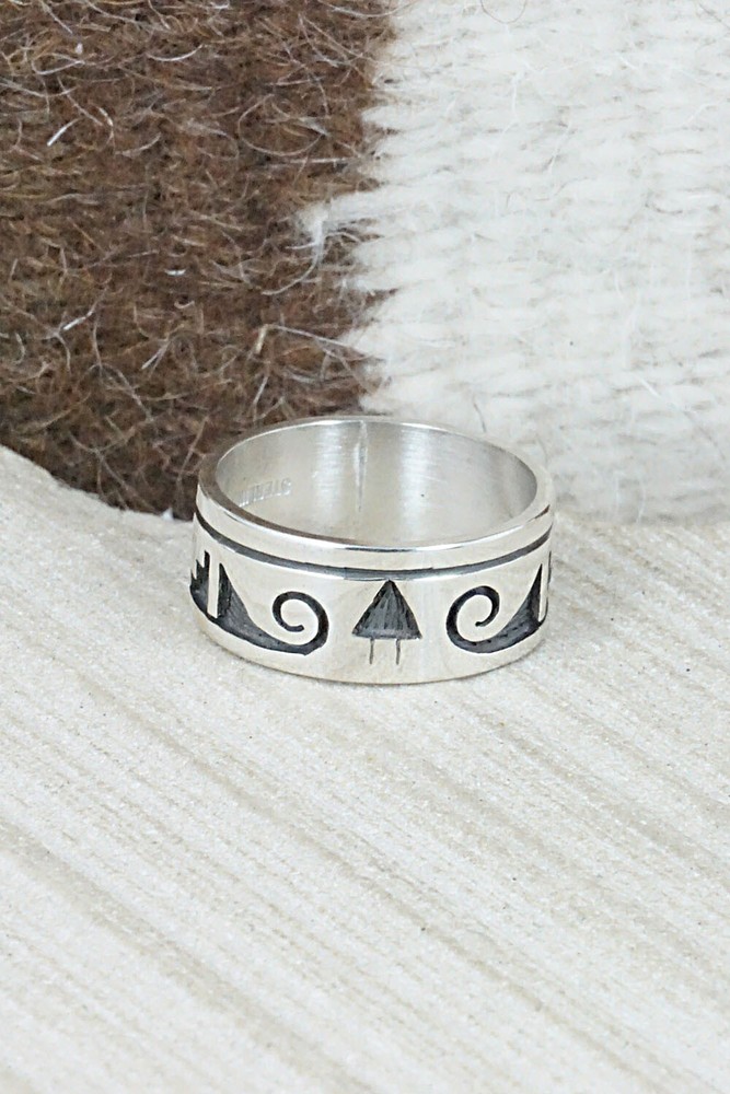 Sterling Silver Ring - Timothy Mowa - Size 10
